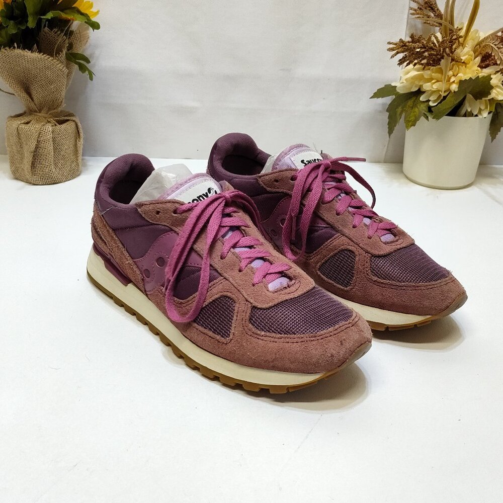 Saucony Shadow Original Vintage Suede Leather Sneakers WMNS 10 Style S60424-11